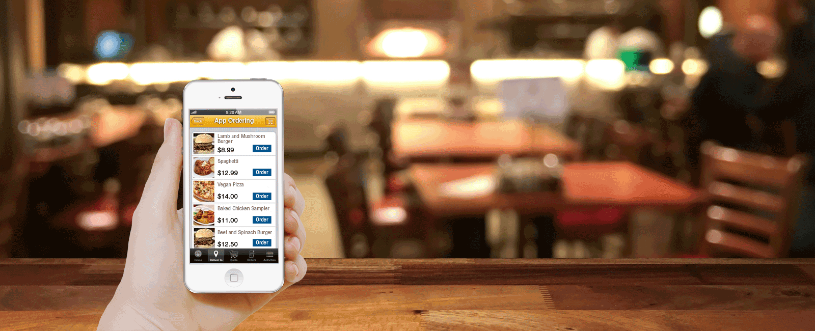 E-Menu Guys Smart-Phone App Ordering